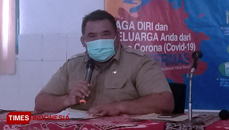 Juru bicara Gugus Tugas Percepatan dan Penanganan Covid-19 Kabupaten Sumba Timur NTT dr. Chrisnawan Tri Haryantana (FOTO: Habibudin/TIMES Indonesia)