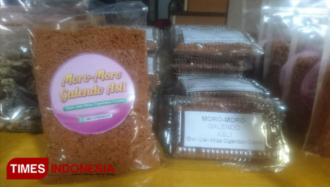 Produk galendo khas Ciamis Jawa Barat. (Foto: Natasya/TIMES Indonesia)