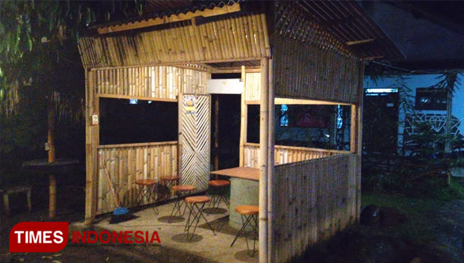 Rumah bambu di Cafe The Classic Bamboo (Foto : Hafid Nurhabibi/TIMES Indonesia)