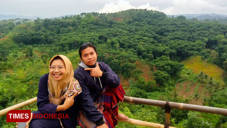 Pemandangan alam di lokasi wisata Bukit Nangela, Tasikmalaya. (Foto: Suci Nurzannah Efendi for TIMES Indonesia)