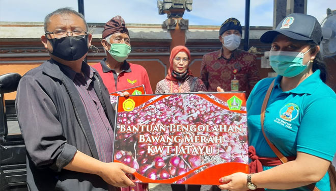 Bantuan Pertanian untuk Petani Milenial Tabanan. (FOTO: Kementan RI).