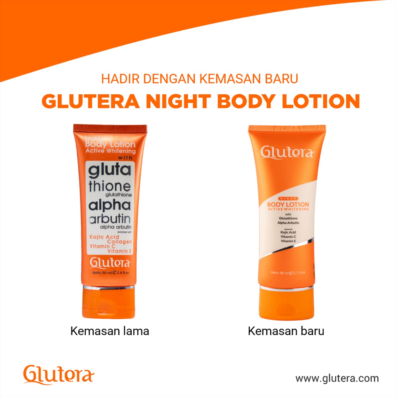 Glutera Night Body Lotion a