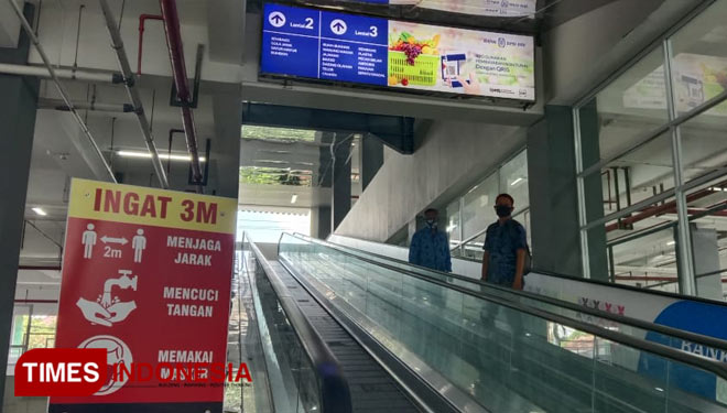 Pasar Prawirotaman yang dilengkapi eskalator dan Coworking Space di lantai 4. (FOTO: A Riyadi/TIMES Indonesia)