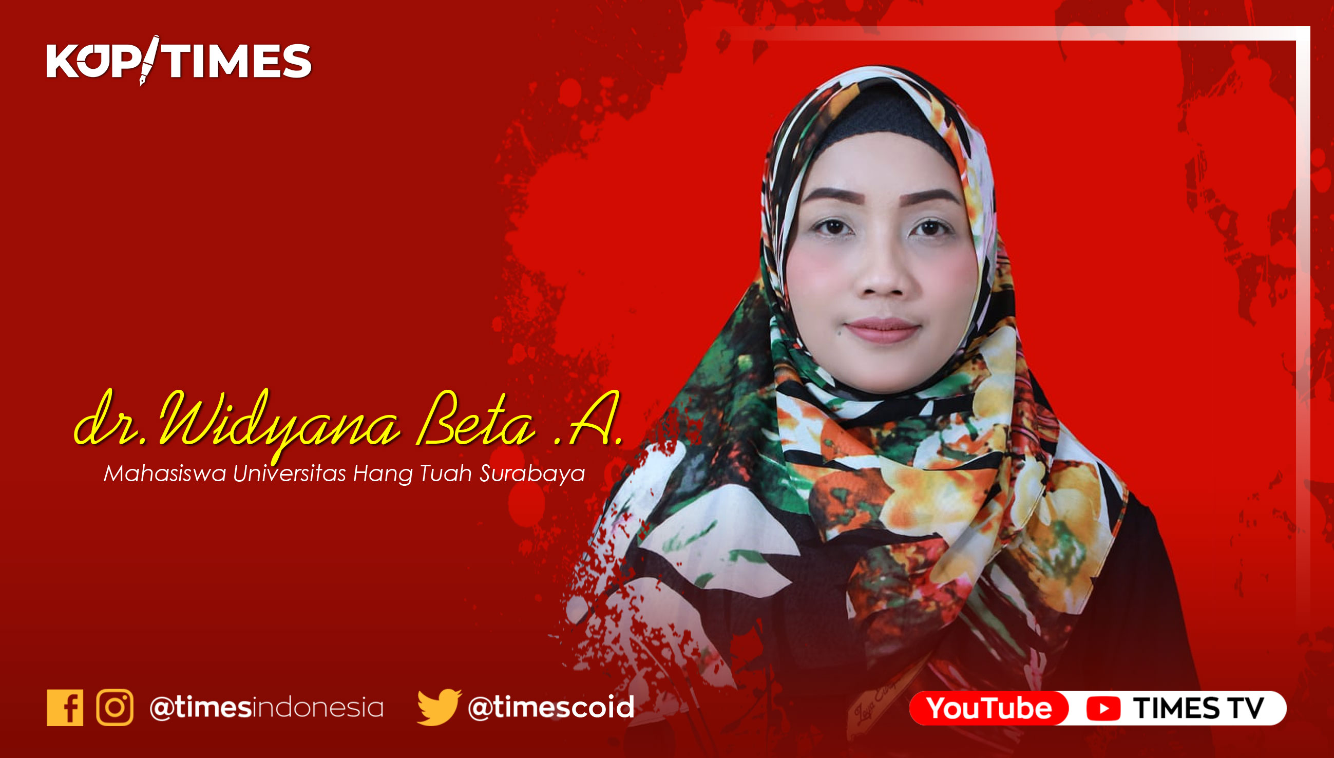 dr.Widyana Beta .A., Mahasiswa Magister Hukum Universitas Hang Tuah Surabaya.