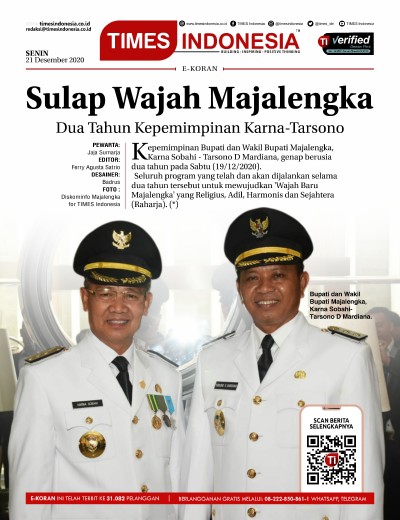 Edisi Senin, 21 Desember 2020: E-Koran, Bacaan Positif Masyarakat 5.0 