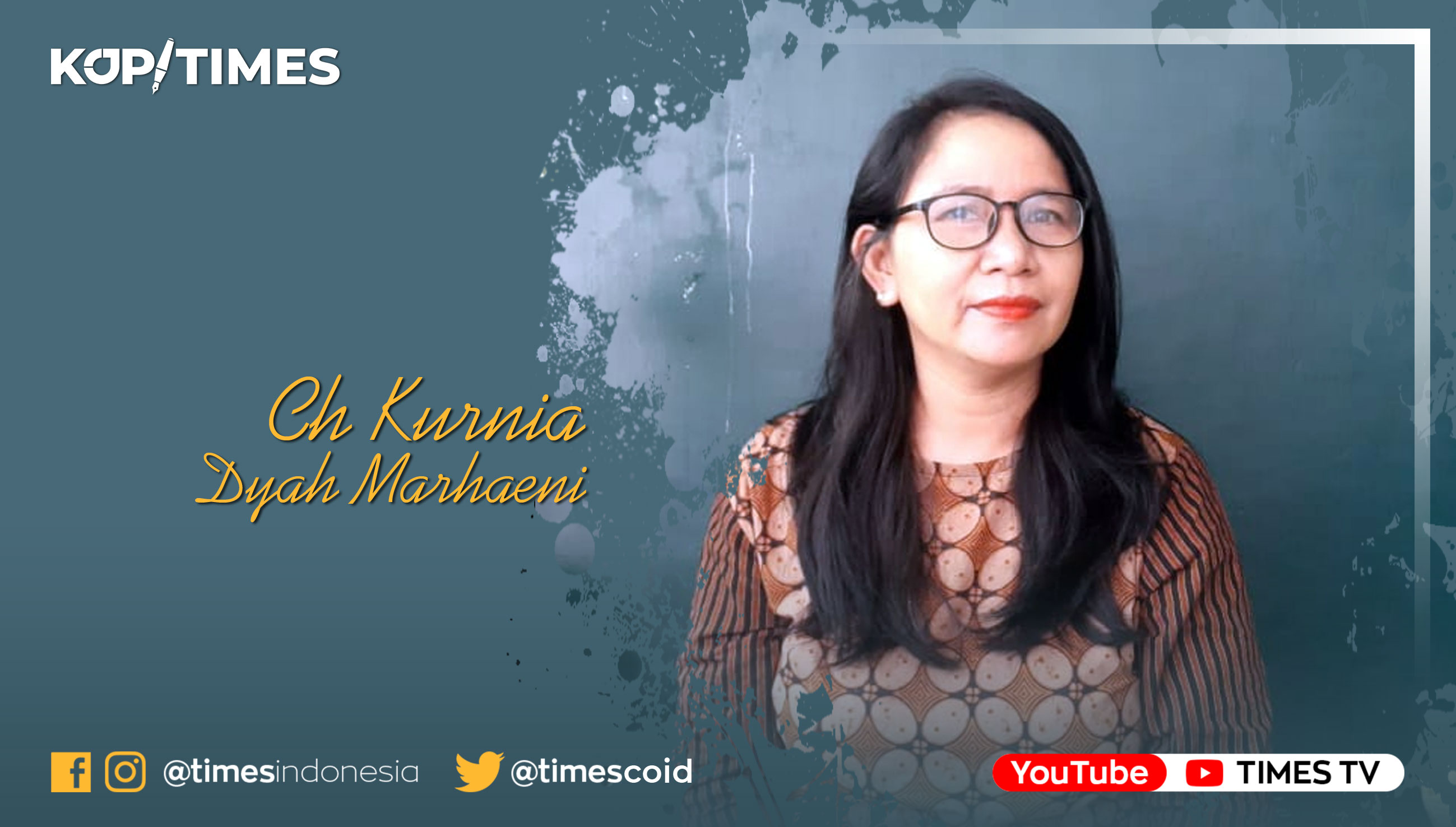 Ch Kurnia Dyah Marhaeni S Sos MM., Wakil Ketua Pusat Penelitian, Pengabdian Kepada Masyarakat dan Kerjasama (P3MK) ASMI Santa Maria Yogyakarta.