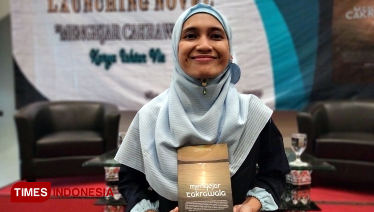 Ishtar Vie penulis Novel Mengejar Cakrawala (Foto : Ayu Lestari/ TIMES Indonesia)