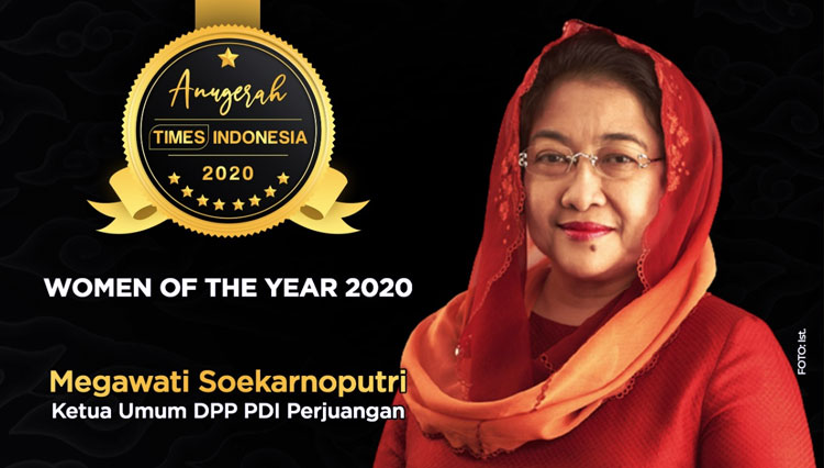 Megawati Soekarnoputri. (Desain: Dena/TIMES Indonesia)