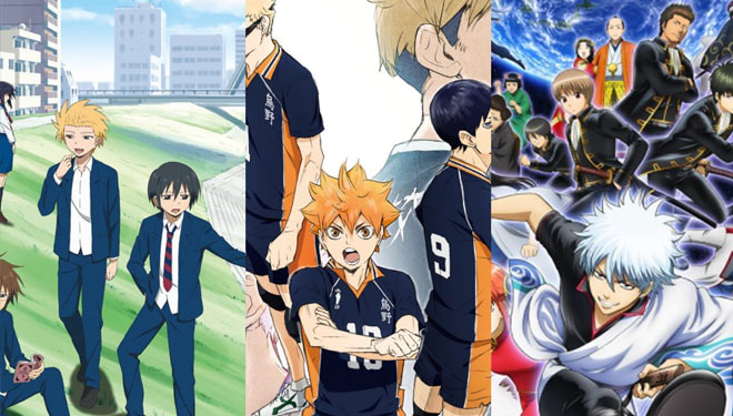 Ilustrasi serial Anime Jepang.