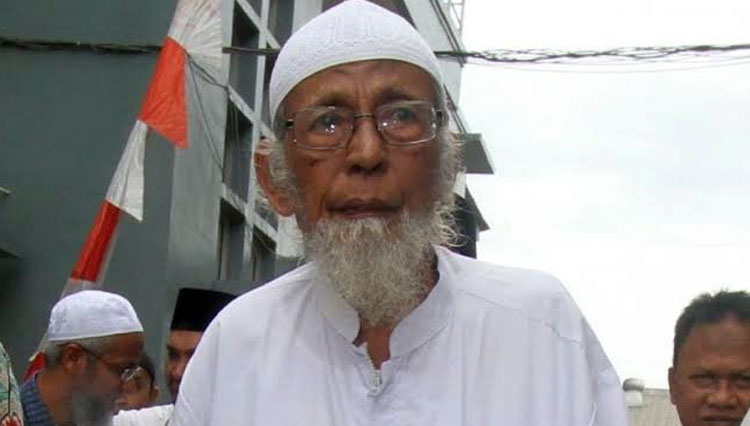Terpidana kasus terorisme, Abu Bakar Ba'asyir. (FOTO: ANTARA)