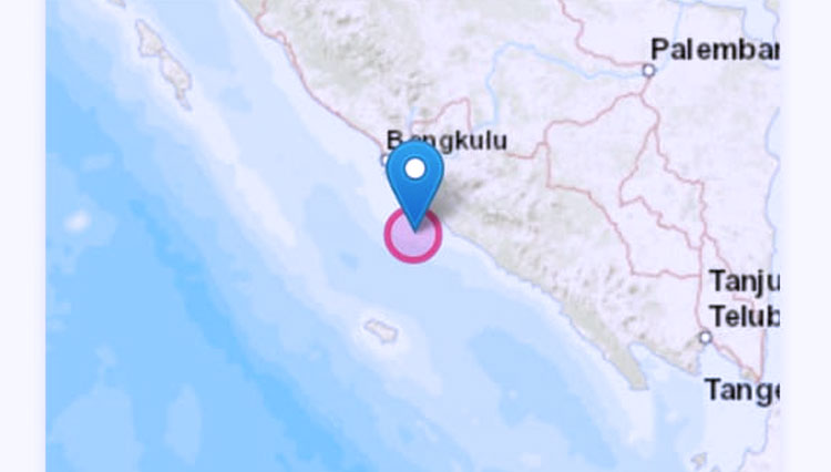 Gempa Magnitudo 5 7 Guncang Bengkulu Getaran Terasa Hingga Pagaralam