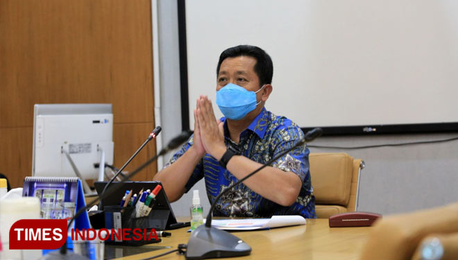 Ketua Pelaksana Harian Satgas Penanganan Covid-19 Kota Bandung, Ema Sumarna. (Foto : Humas Pemkot for TIMES Indonesia) 