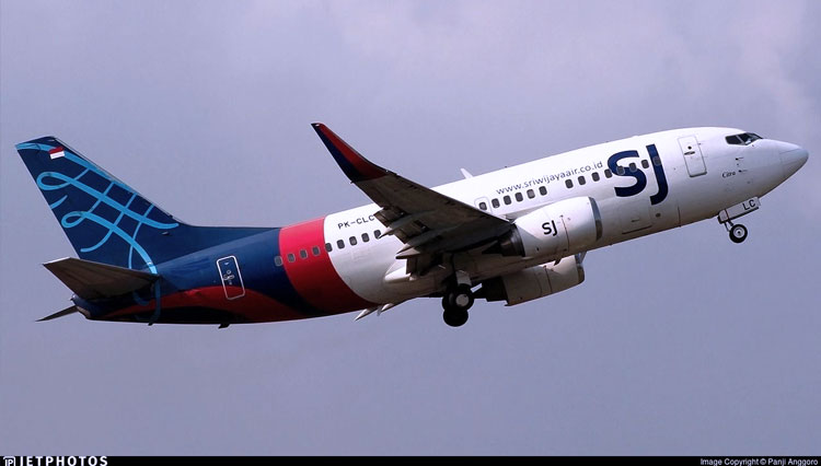 ILUSTRASI - Pesawat Sriwijaya Air. (FOTO: Panji Anggoro/Flightradar24/@flightradar24)