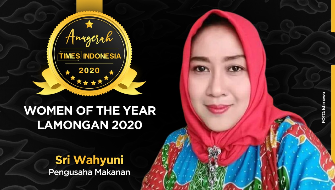 Sri Wahyuni, Women of The Year Lamongan 2020. (Grafis: Dena Setya/TIMES Indonesia)