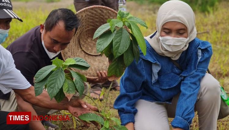 Partai Gelora Indonesia menanam satu juta pohon di Bogor, Jawa Barat. (Foto: Gelora for TIMES Indonesia)