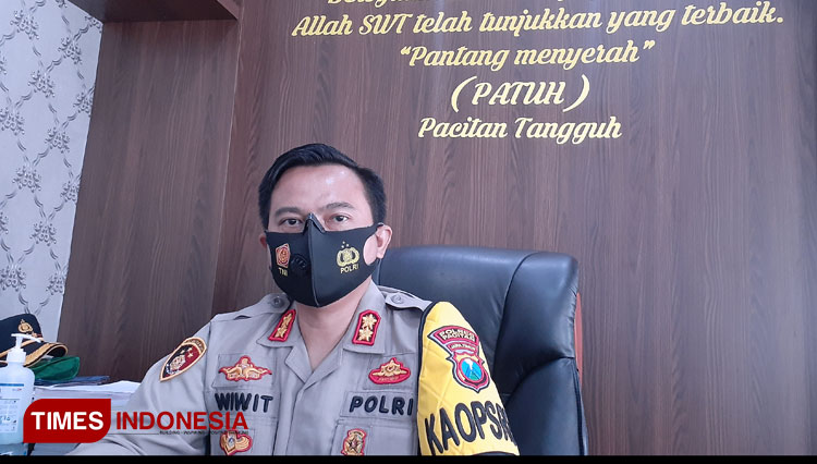 Kapolres Pacitan, AKBP Wiwit Ari Wibisono. (Foto: Rojihan/TIMES Indonesia)