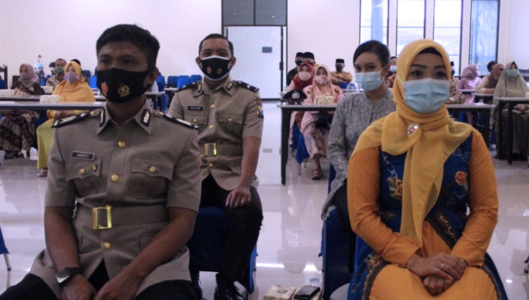 Proses sidang Nikah delapan orang anggota Polres Malang. (Foto : Humas Polres Malang)