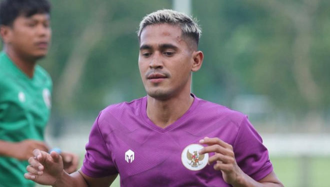 Gelandang muda milik Bali United, Sidik Saimima saat mengikuti kegiatan TC Timnas U-19 di Jakarta (foto: Instagram/Sidik Saimima) 