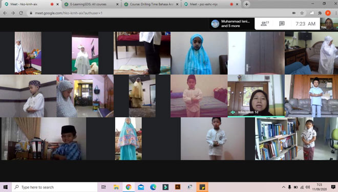 Pembelajaran Daring, SD Islam Sabilillah Malang Hadirkan Guru di Rumah