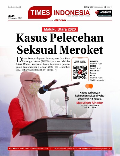 Edisi Senin, 18 Januari 2021: E-Koran, Bacaan Positif Masyarakat 5.0 