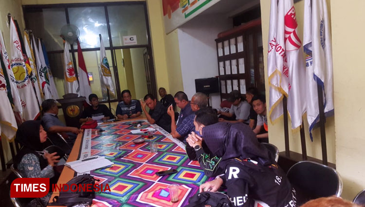 Rapat koordinasi KONI Kota Tasikmalaya (foto: Obech/TIMES Indonesia)