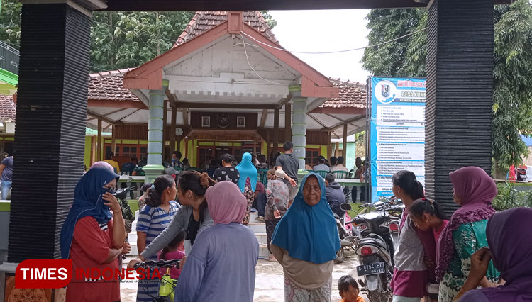Suasana Mediasi Warga Desa Kumpulrejo, Kecamatan Bangilan, Kabupaten Tuban (20/01/2021) (foto: Ahmad Istihar/ TIMES Indonesia) 