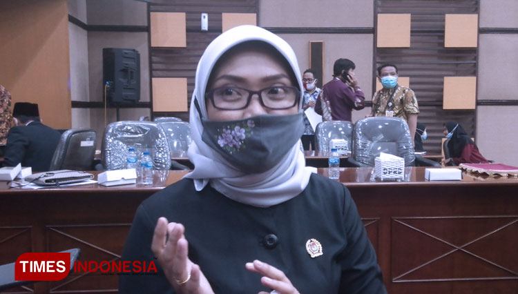 Ketua KPU Kabupaten Malang Anis Suhartini. (Foto: Binar Gumilang/TIMES Indonesia)