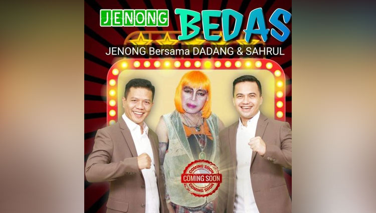 Jenong Sasagon bersama Bupati Bandung dan Wakil Bupati terpilih Dadang Supriatna-Sahrul Gunawan. (Foto: Jenong forTIMES Indonesia)