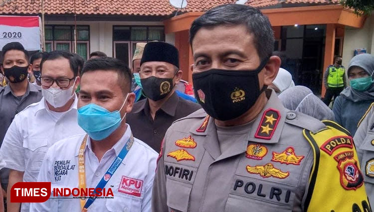 Kapolda Jawa Barat Irjen Pol Ahmad Dofiri saat mengunjungi Indramayu. (FOTO: Muhamad Jupri/TIMES Indonesia)