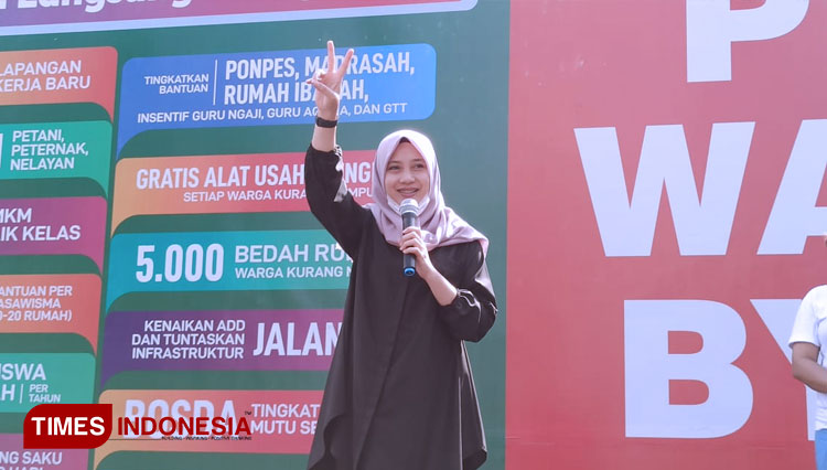 Ipuk Fiestiandani Azwar Anas. (FOTO: Agung Sedana/TIMES Indonesia)