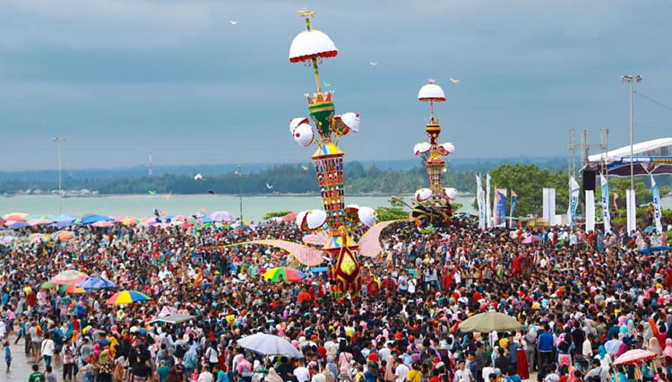 Festival Tabuik, tradisi masyarakat Kota Pariaman, Sumatera Barat. (Foto : Disparbud Kota Pariaman for TIMES Indonesia)