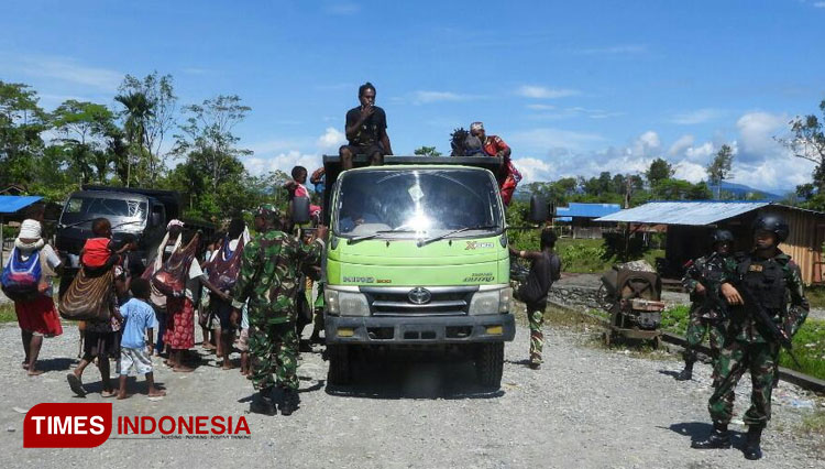 patroli gabungan di Kabupaten Nduga a