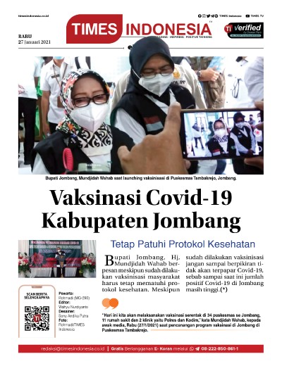 Edisi Rabu, 27 Januari 2021: E-Koran, Bacaan Positif Masyarakat 5.0	