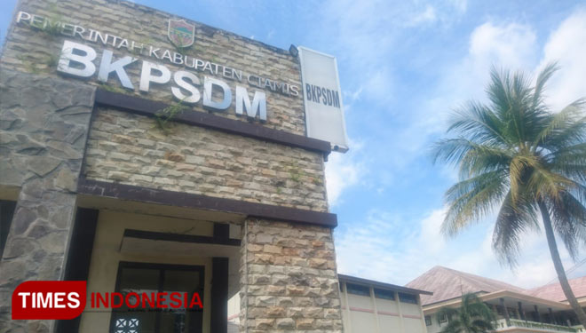 Kantor BKPSDM Kabupaten Ciamis (foto: Natasya/TIMES Indonesia)