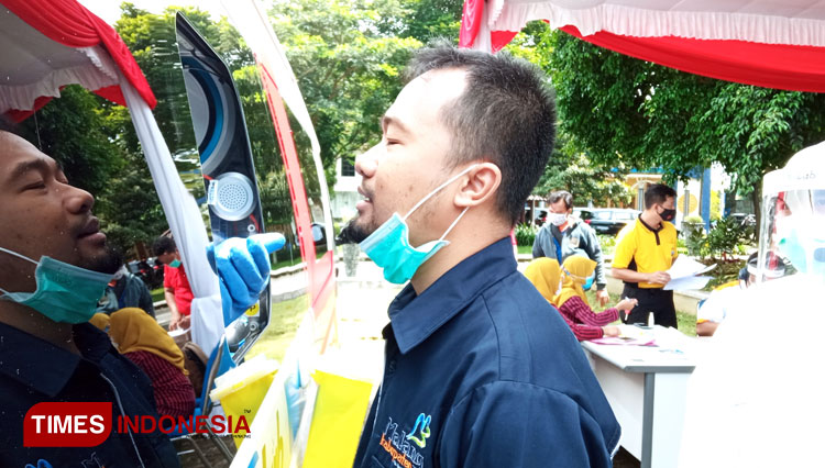 Mobil Fast Lab Datang, Ratusan ASN Pemkab Malang Jalani Tes PCR