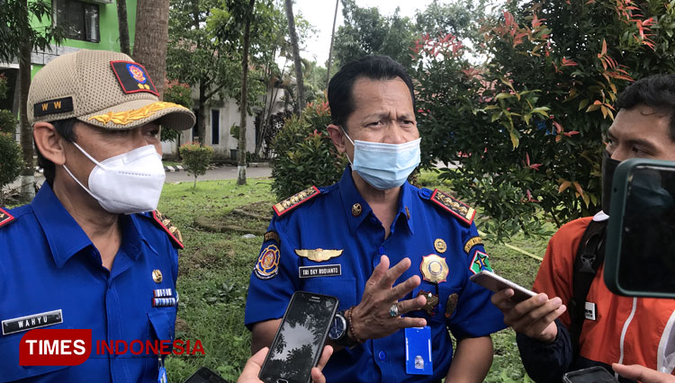 Sekretaris Satpol PP Kota Malang, Tri Oky Rudianto saat ditemui awak media di Kantor UPT Damkar Kota Malang. (Foto: Rizky Kurniawan Pratama/TIMES Indonesia)