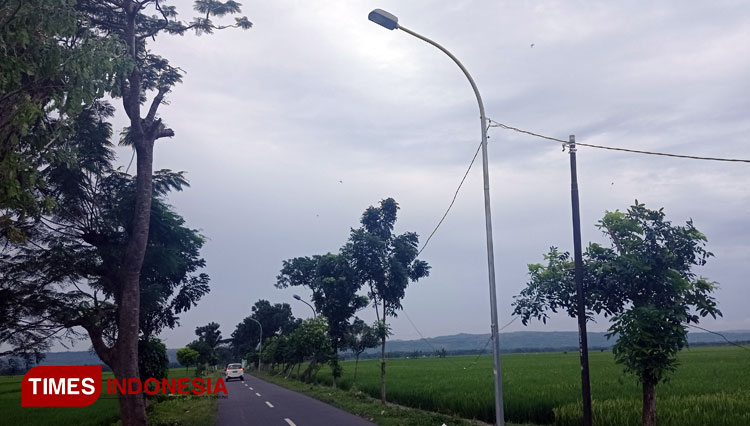Sejumlah Lampu Penerangan Jalan Umum di Kabupaten Tuban Padam