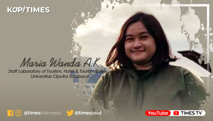 Maria Wanda A.K., S.Pd., Staff Laboratory of Tourism, Hotel & Tourism Business, Fakultas Pariwisata, Universitas Ciputra Surabaya.