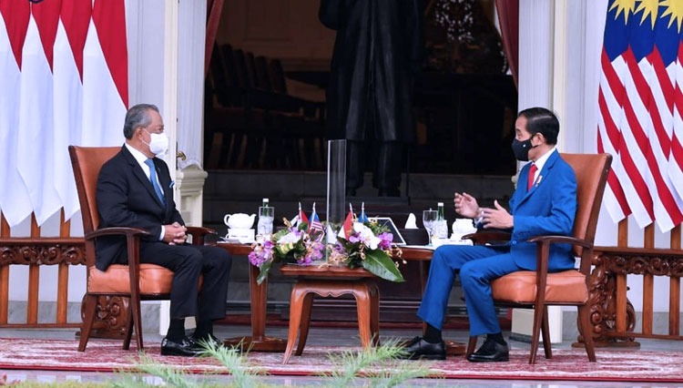 Presiden RI Jokowi dan PM Malaysia a