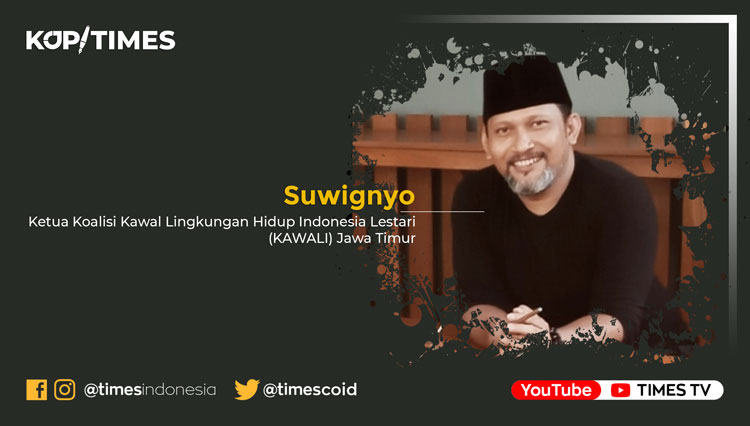 Suwignyo, SH Ketua Koalisi Kawal Lingkungan Hidup Indonesia Lestari/ KAWALI, Jawa Timur (05/02/2021) (Dok.KAWALI/TIMES Indonesia) 