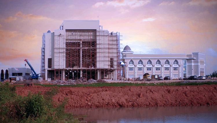 Pembangunan Embarkasi Haji di Indramayu. (FOTO: Instagram @shofyahmeed)
