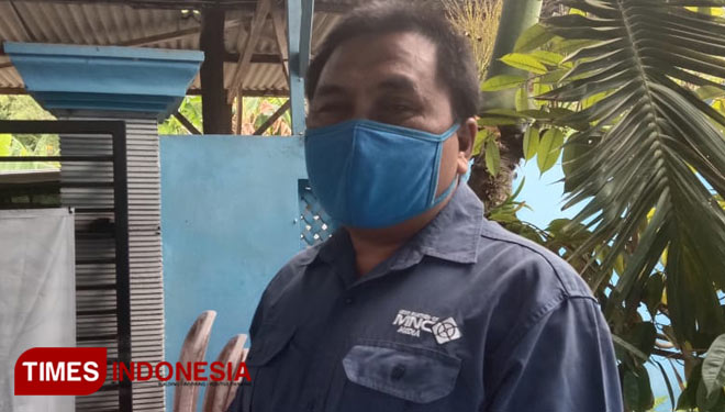 Dedy Priyanto, Ketua Forum Wartawan Pamekasan.(Foto: Akhmad Syafi'i/TIMES Indonesia)