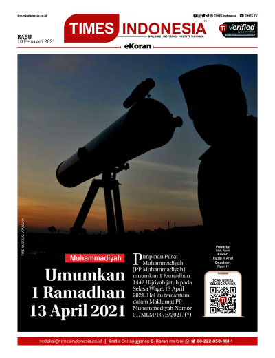 Edisi Rabu, 10 Februari 2021: E-Koran, Bacaan Positif Masyarakat 5.0 