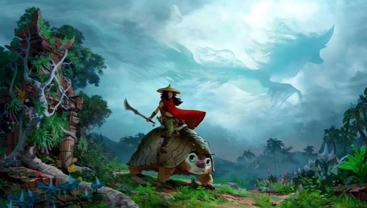 Poster film Raya and The Last Dragon (FOTO: Twitter/ DisneyStudios)