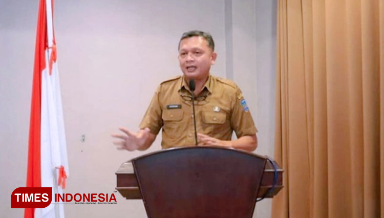 Sekretaris Daerah Kabupaten Pangandaran Kusdiana (Foto: Syamsul Ma'arif/TIMES Indonesia)