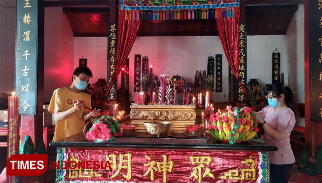 Imlek di Tengah Pandemi, Ini yang Dilakukan Klenteng Hong San Kiong Jombang