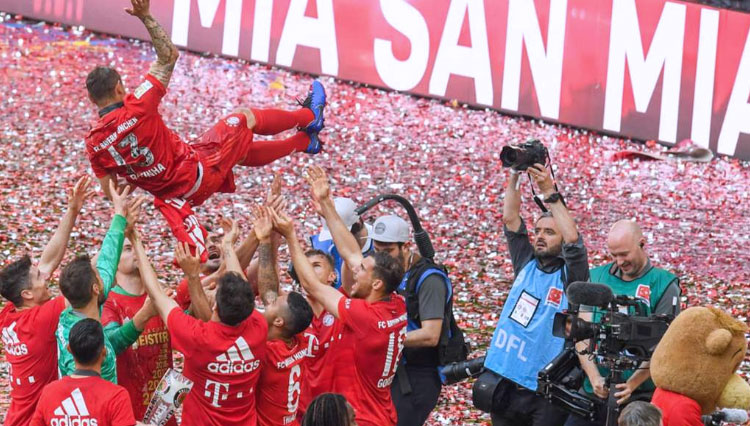 Fantastis! Bayern Munich Samai Rekor Barcelona Raih Sextuple