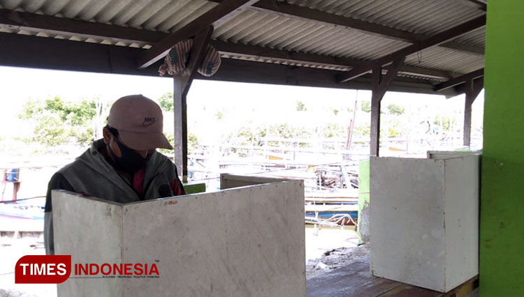 Pemilihan ketua nelayan layaknya pemilu (Foto: Akmal/TIMES Indonesia)