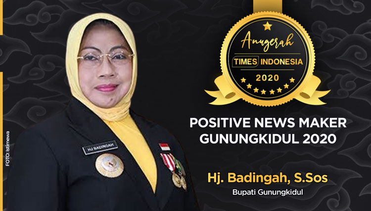 Hj. Badingah S.Sos, Positive News Maker Gunungkidul 2020