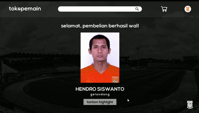 Borneo FC memperkenalkan Hendro Siswanto (Foto: Tangkapan layar Instagram Borneo FC) 